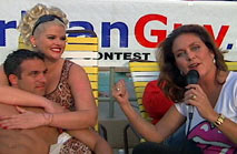 Dana Adkins interviewing Anna Nicole Smith