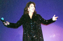 Dana Adkins performing
